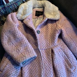 Little girls size 6 dress coat